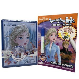 Disney Frozen II Colorful Activity Tin Boxed Set with Imagine Ink Coloring Book